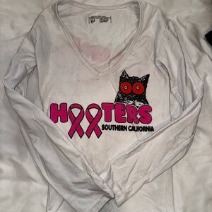 Hooters pink logo long sleeve
